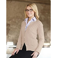 Lilac Bloom Claire Women's Cable Cardigan Sweater